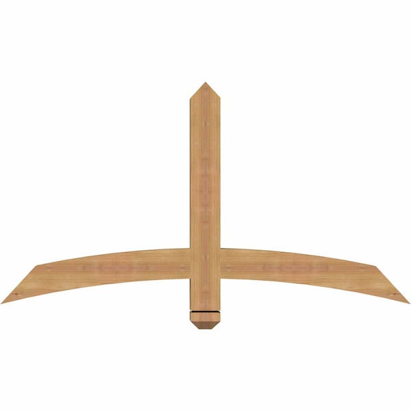 Ekena Millwork Bellingham Timber Gable Bracket, Western Red Cedar, 48"W x 26"H x 3 1/2"D x 3 1/2"F, 13/12 Pitch GBW048X26X0404BEL00SWR - main